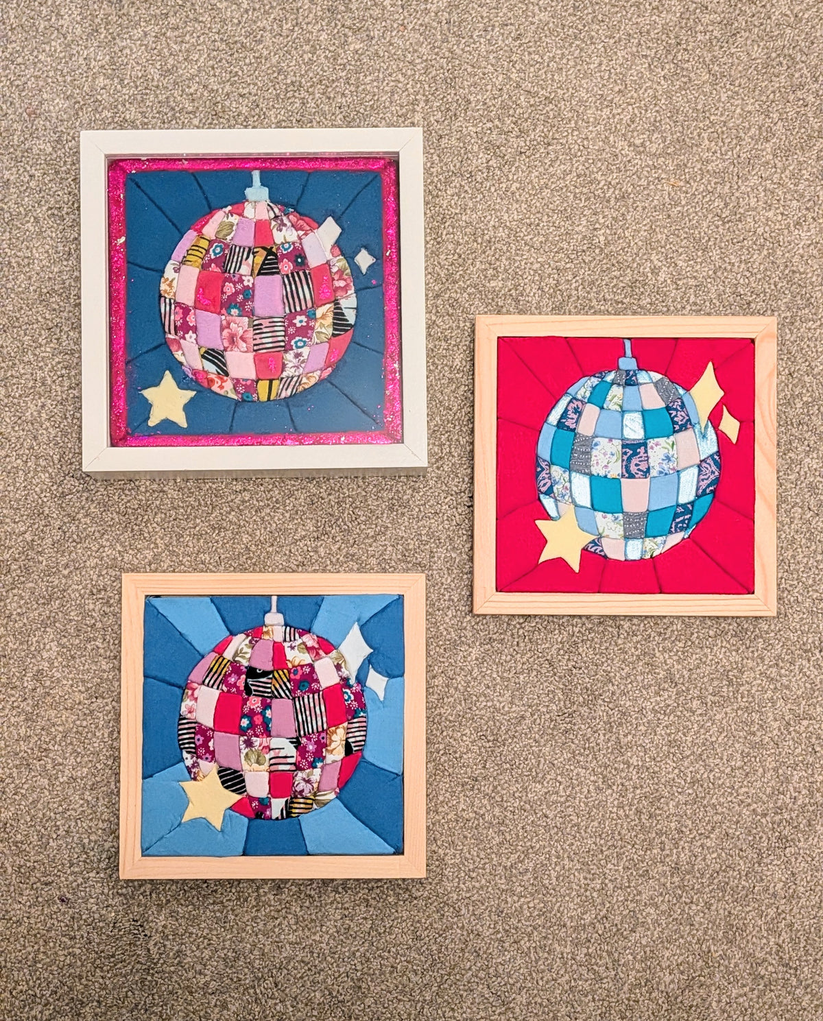 Disco Ball Kinusaiga Workshop in Glasgow | No-Sew Fabric Art with Disco Crafters Club