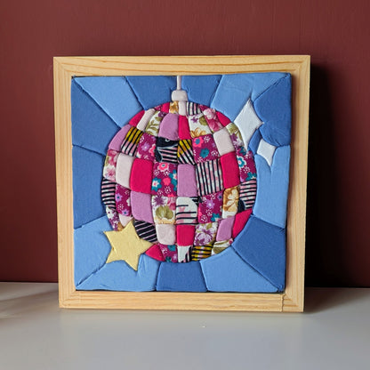 Disco Ball Kinusaiga Workshop in Glasgow | No-Sew Fabric Art with Disco Crafters Club