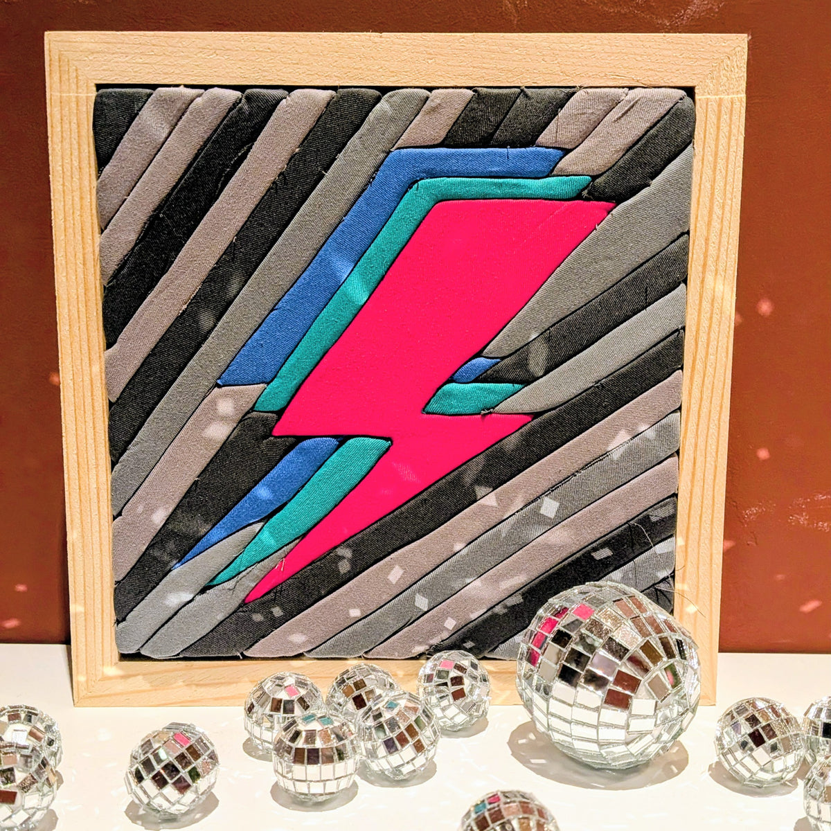 Disco Ball Kinusaiga Workshop in Glasgow | No-Sew Fabric Art with Disco Crafters Club
