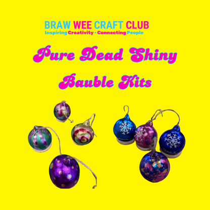 Pure Dead Shiny: Xmas Ceramic Baubles Kits