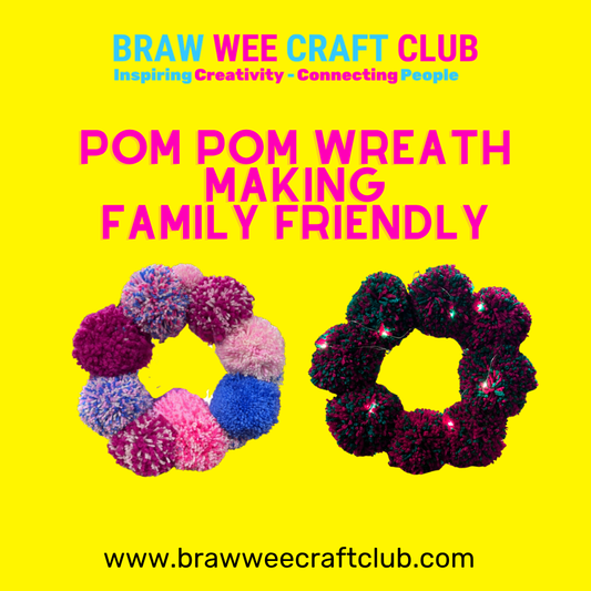 Pom Pom Wreath Making | Family Workshop