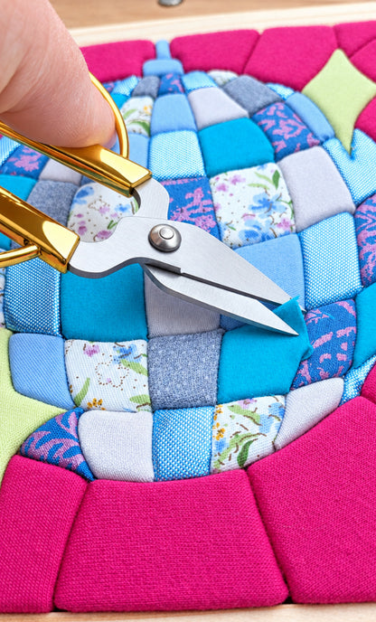 Disco Ball Kinusaiga Workshop in Glasgow | No-Sew Fabric Art with Disco Crafters Club