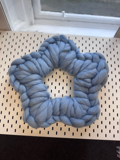 Star Woolly Wreath by Braw Wee Craft Club