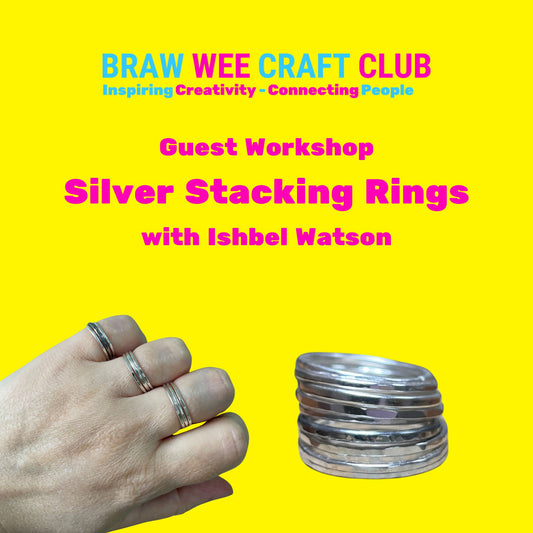 Silver Stacking Rings with Ishbel Watson