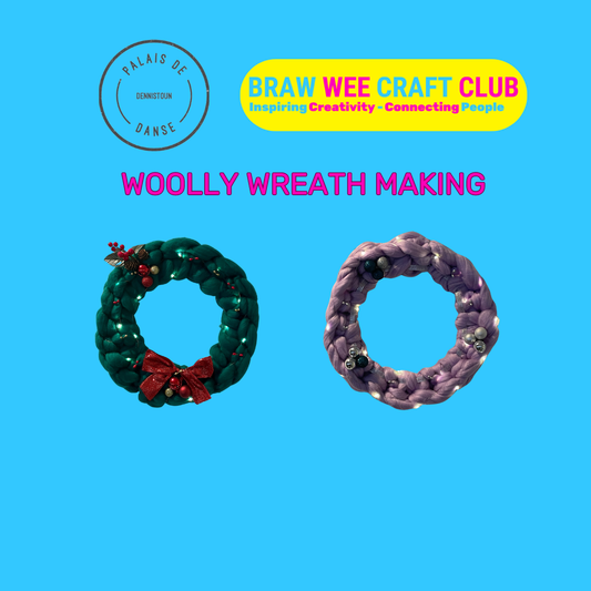 Workshop - Xmas Woolly Wreath Making Workshop At The Palais