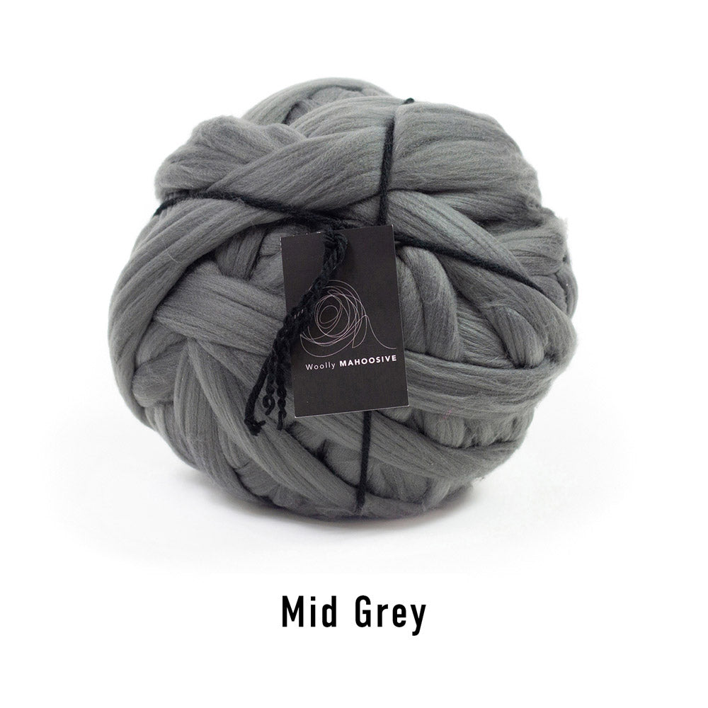 Mid Grey Wool - 2KG Ball