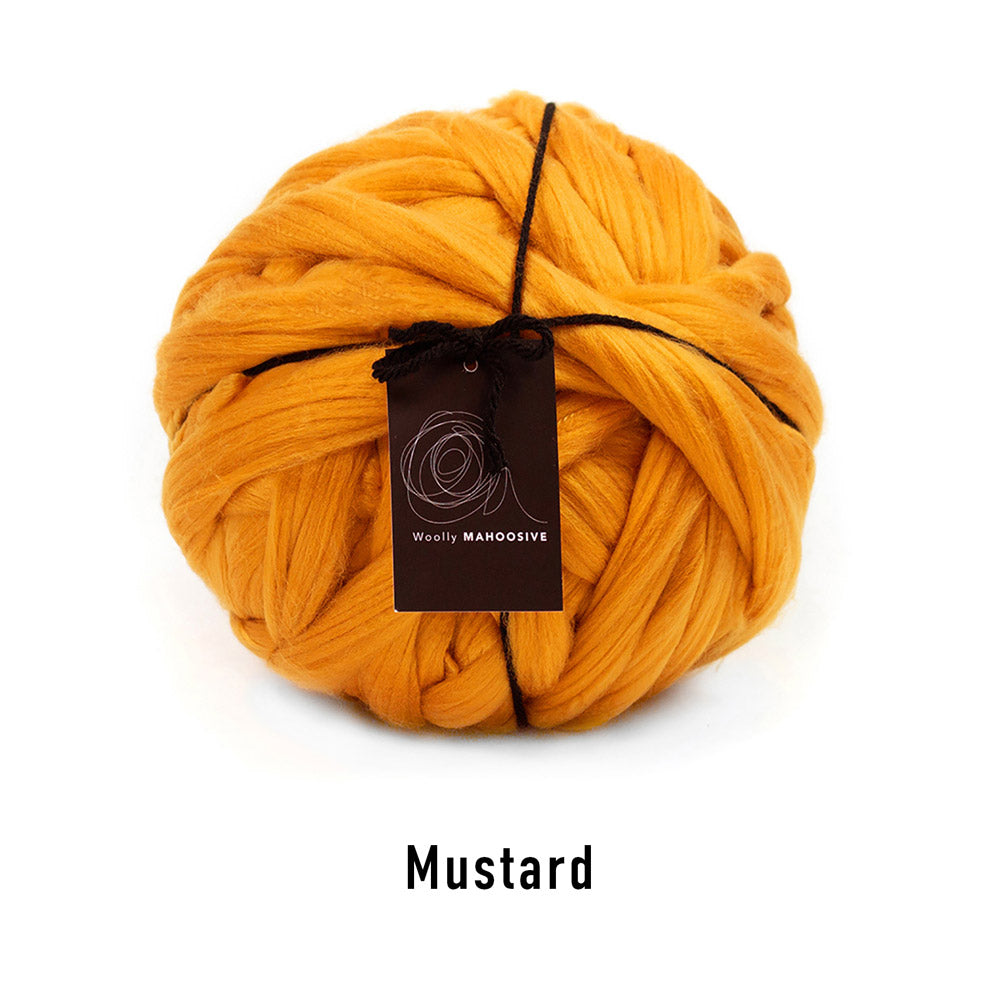 Mustard Arm Knitting Wool